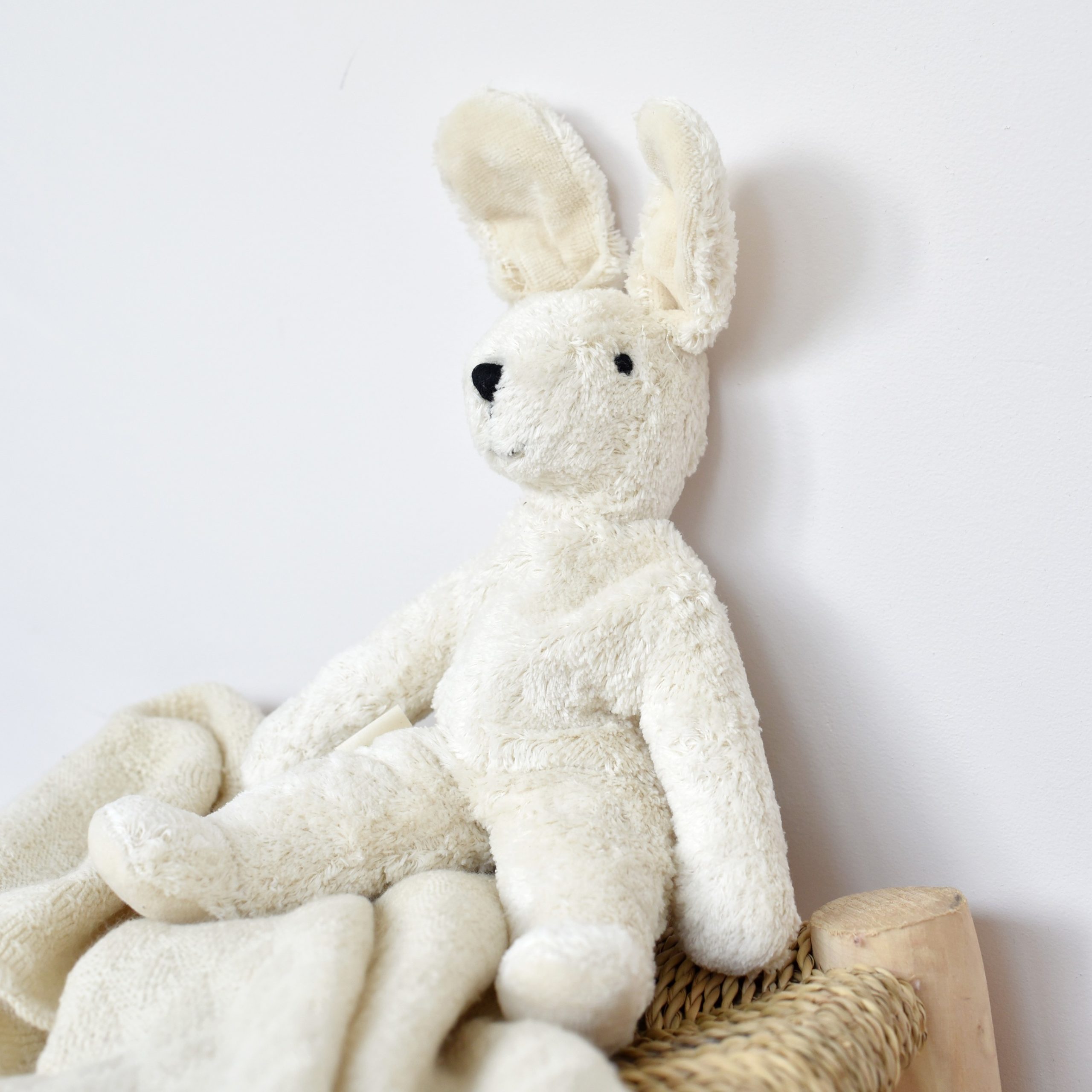 Peluche lapin (petite) - blanc Senger Naturwelt • Ode to Wool