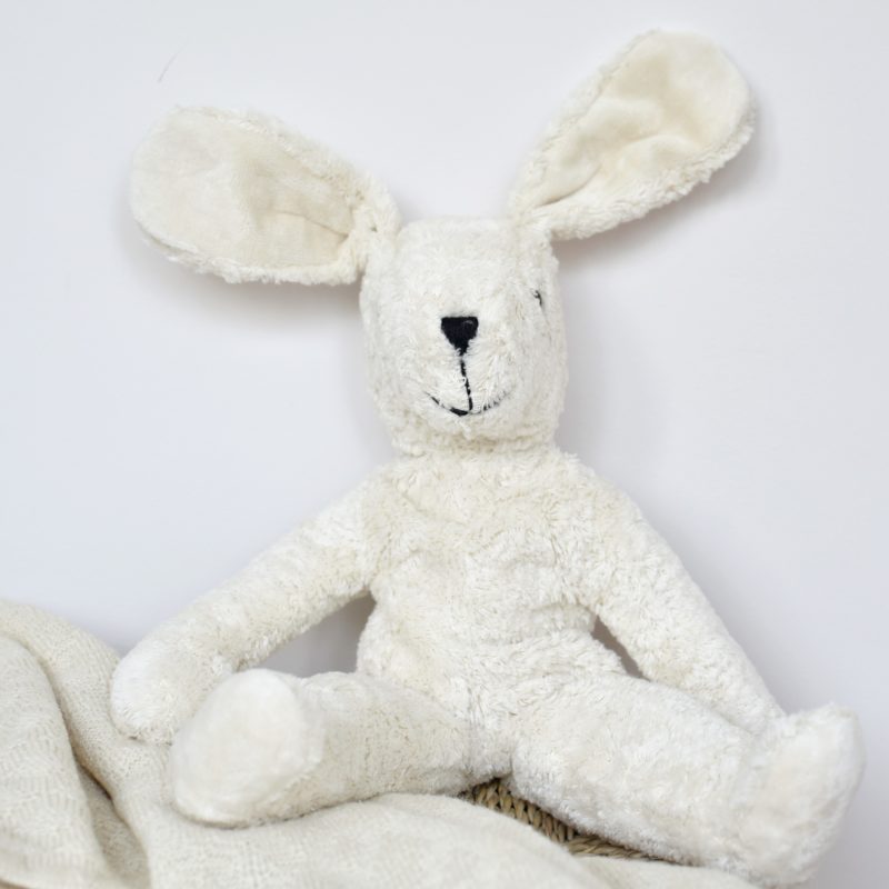 Peluche Lapin Grande Blanc Senger Naturwelt • Ode To Wool