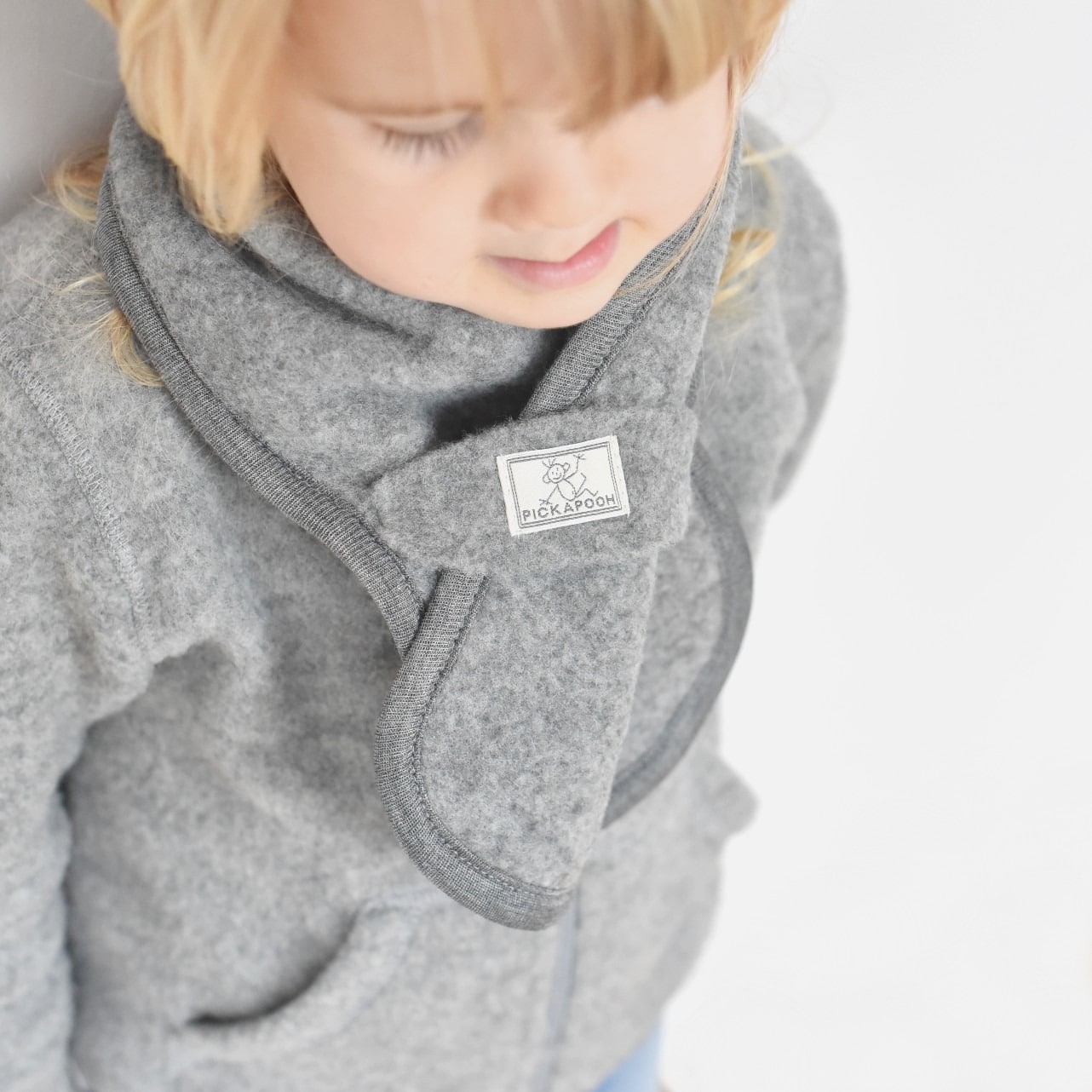 Moufles enfant en laine doublée polaire gris - Bonnet et moufle - Enfant -  La Bohémia